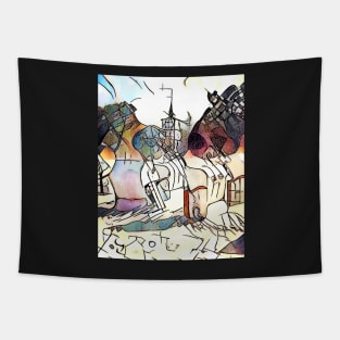 Kandinsky meets Binz, motif 2 Tapestry