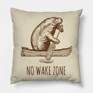 No Wake Zone Pillow