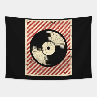 Vintage Vinyl Record Poster Tapestry