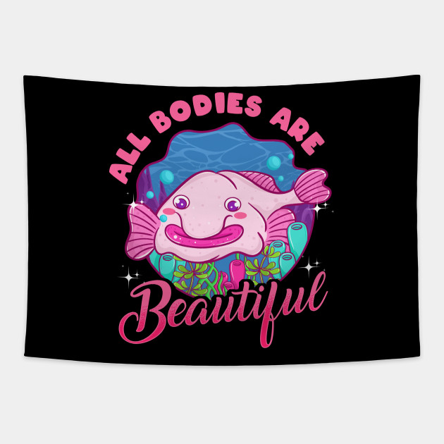 Blob Fish Fun Fact Tapestry for Sale by KyleNesas