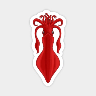 red squid Magnet