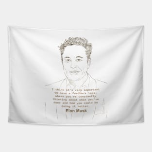 Inspiring Quotes, motivational poster, Famous Quotes Print, Role model, the Elon Musk T-Shirt Tapestry