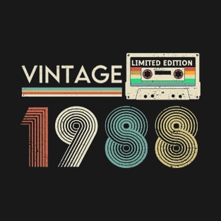 Vintage 1988 Limited Cassette T-Shirt