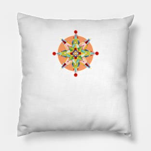 Starburst Carousel Confetti Pillow