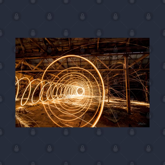 Steel Wool Spinning in an abandoned warehouse in Yarraville. by VickiWalsh