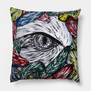 "Eagle's eye" color version Pillow