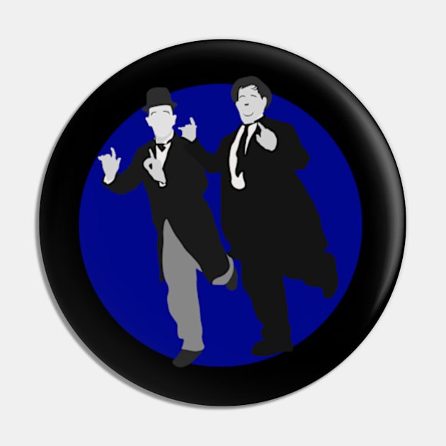Laurel and Hardy - Blue Pin by Gallery XXII