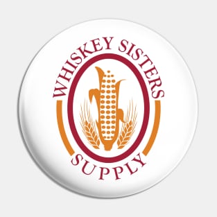 Whiskey Sisters Supply Logo Pin