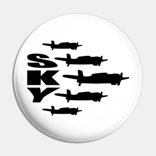 Aircrafts World War II Formation Pin