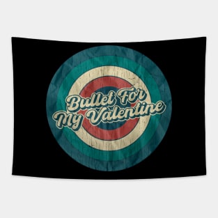 Bullet For My Valentine - Retro Circle Tapestry