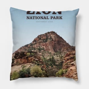 Visit Zion National Park Pillow