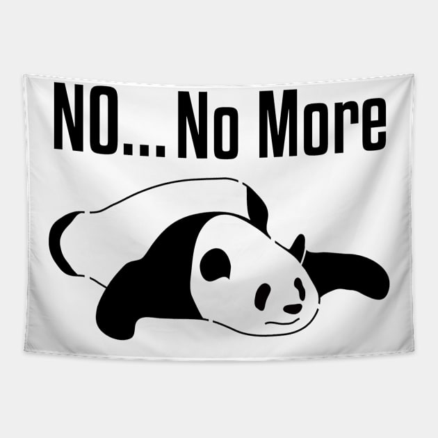 Panda says No More... Tapestry by flyinghigh5