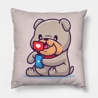 Cute dog lover Pillow