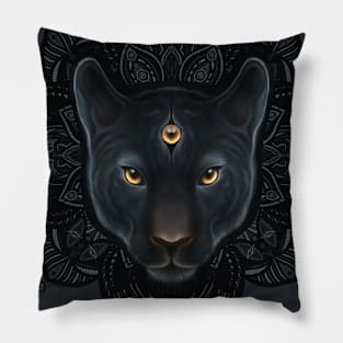 Panther Mandala - Woke Panther Pillow