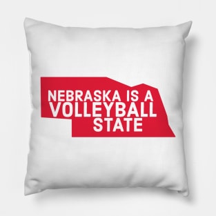 Nebraska is a volleyball state Pillow