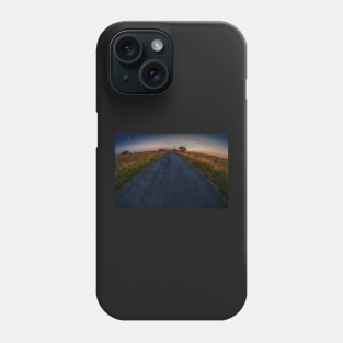 Rural Road Landscape at Sunset Phone Case