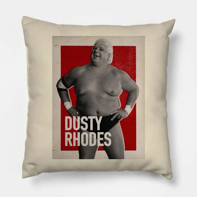 Dusty Rhodes Vintage Pillow by nasib