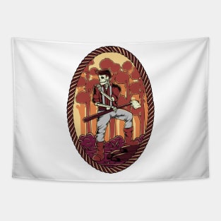 Woodcutter Man Tapestry