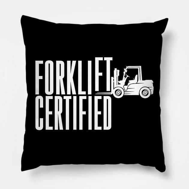 Forklift Certified Pillow by pako-valor