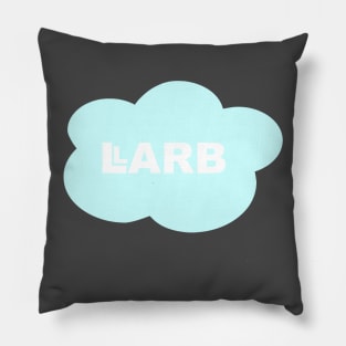 Aqua LARB Studios Cloud | LARB Studios & Abelia Rose Pillow