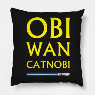 Obi Wan Catnobi Pillow