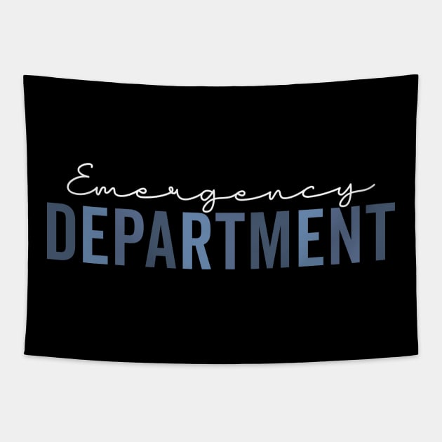 Emergency Department ED ER Nurse - Emergency Room Tapestry by unaffectedmoor