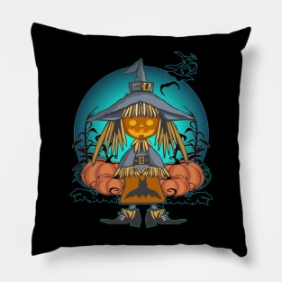 Pumpkin Witch Pillow