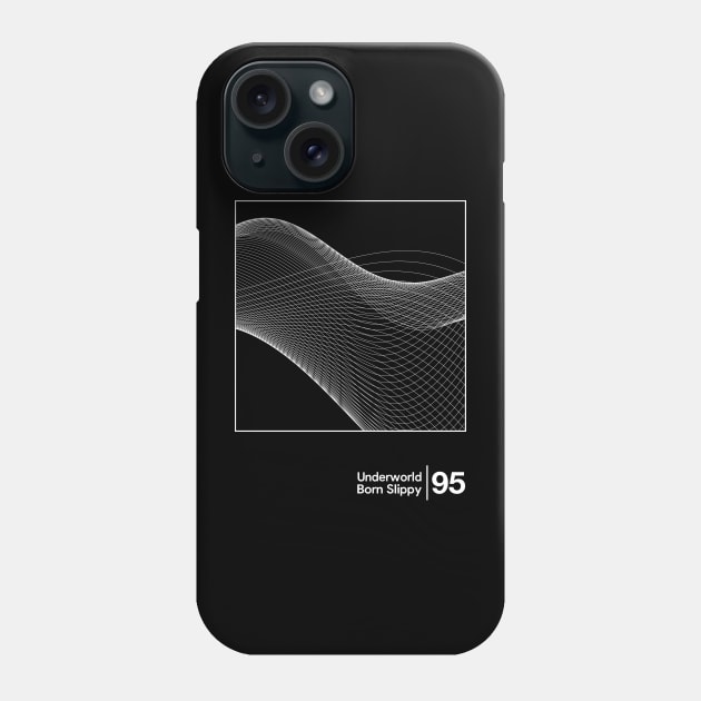 Underworld - Born Slippy / Minimal Style Graphic Artwork Design Phone Case by saudade