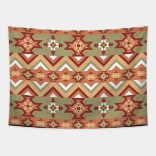Aztec geometric pattern Tapestry