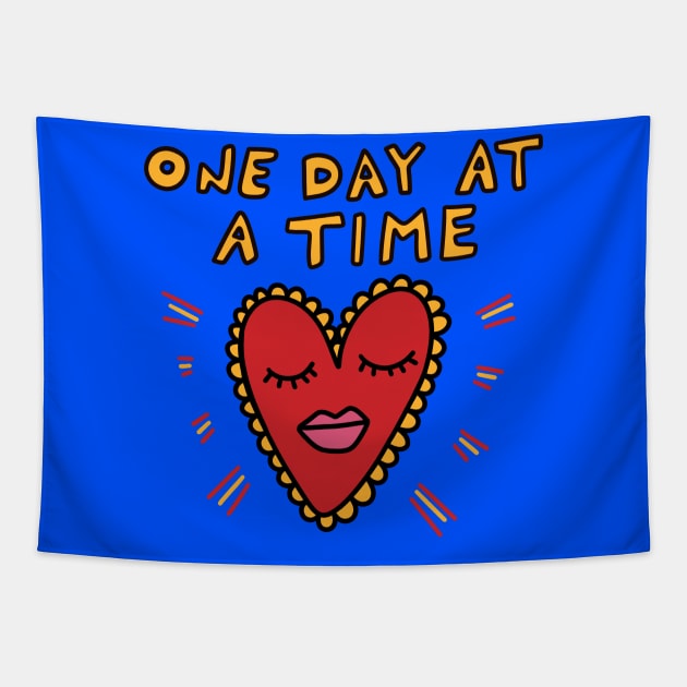 One Day At A Time Tapestry by joyfulsmolthings