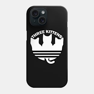 Three kittens tee design birthday gift graphic Phone Case