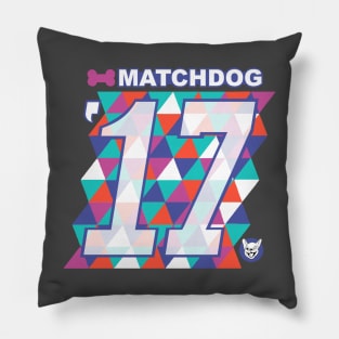 MatchDog SuperBowl Design Pillow