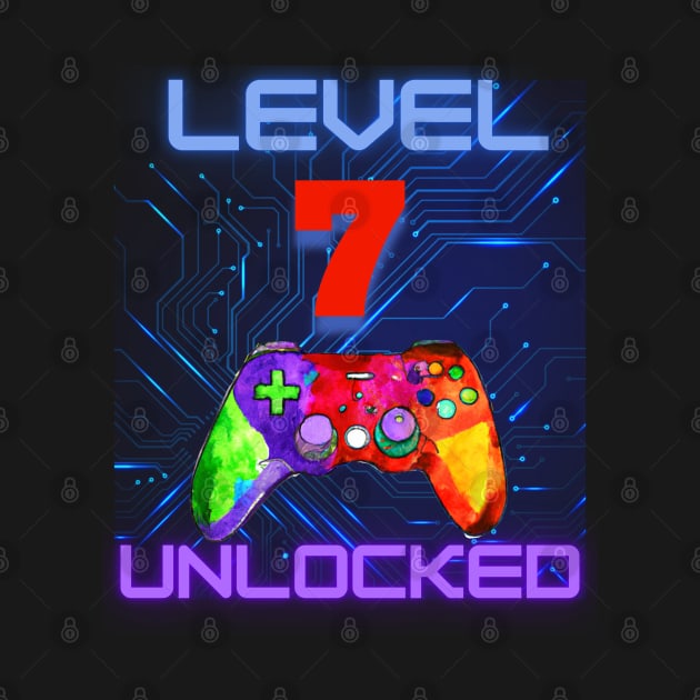 Level Unlocked Ultimate Gamer Graphic “7” by BesTees