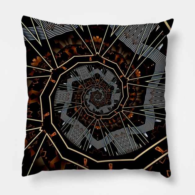 Spiral Staircase Pillow by dammitfranky