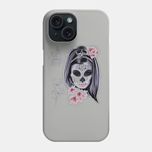 Pretty Sugarskull Phone Case