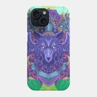 Tamer Wolf Psychedelic Artwork Phone Case