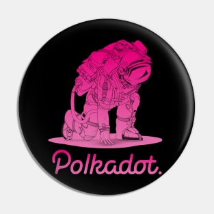 Polkadot coin Crypto coin Cryptocurrency Pin