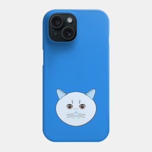 cool blue cat Phone Case