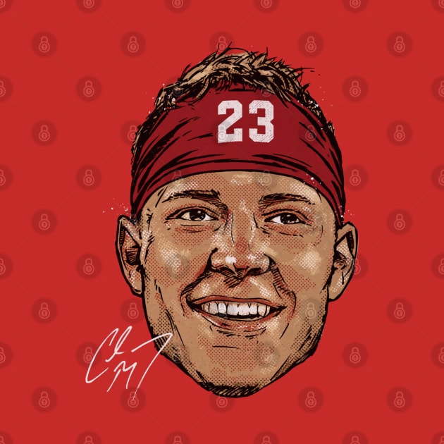 Christian McCaffrey San Francisco Smile by Chunta_Design