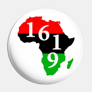 1619 Black Histroy Pin