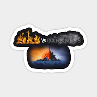 Fire vs Darkness Magnet