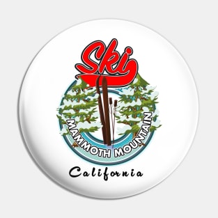 Mammoth Mountain California ski logo Pin