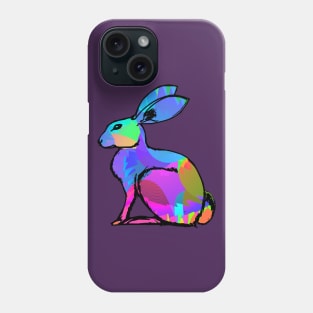 Colorful Hare Phone Case