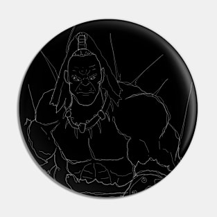 MORTAL FIGHTER MONSTER LINE ART Pin