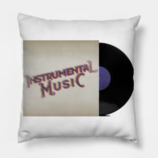 RETRO VINYL INSTRUMENTAL MUSIC Pillow