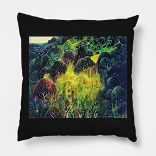 Eyvind Earle Pillow