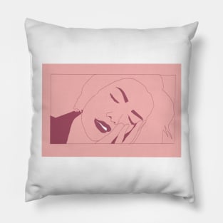 Halsey minimalist outline Pillow