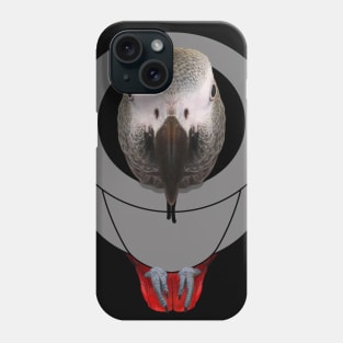 African Grey Parrot Hoodie Phone Case