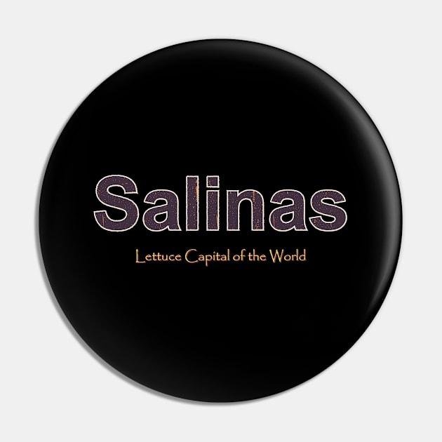 Salinas Grunge Text Pin by WE BOUGHT ZOO