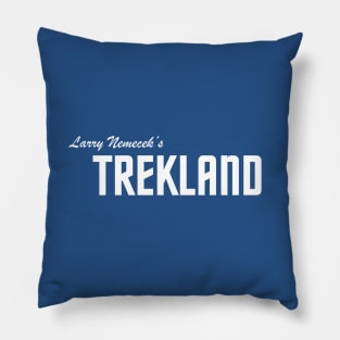 Larry Nemecek's Trekland Blue Pillow